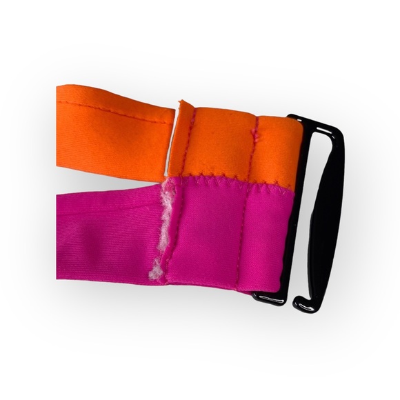 Victoria’s Secret VS Swim ❤︎ Hottie Banded Colorblock Halter Bikini Top ❤︎ 34C - Picture 9 of 16